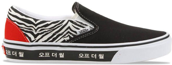 Vans Slip-On Zwart Zebra Dames