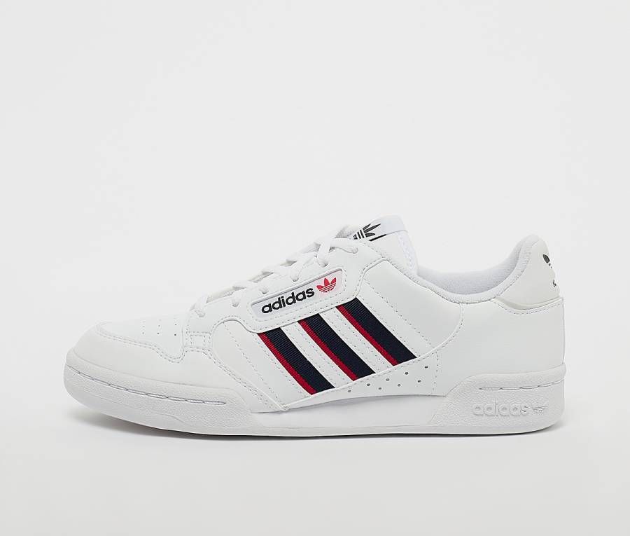 adidas white red stripe