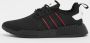 Adidas Originals Nmd_R1 Zwarte Sneakers met Rode Accenten Black Heren - Thumbnail 2