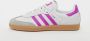 Adidas Originals Witte en Fuchsia Samba Og Sneakers Multicolor - Thumbnail 6