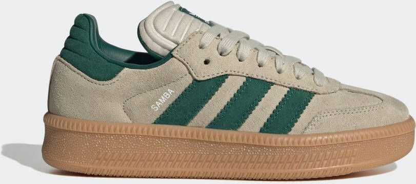 adidas Originals Samba XLG J putty grey collegiate green gum3 in beige formaten: 37.333