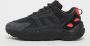 Adidas Boost Core Heren Lage Sneaker Zwart Rood Black Heren - Thumbnail 4