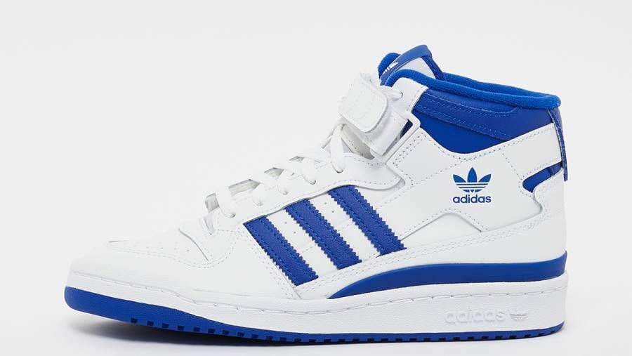 adidas Originals Forum Mid J Sneaker Basketball Schoenen ftwr white team royal blue ftwr white maat: 36 2 3 beschikbare maaten:36 2 3 36