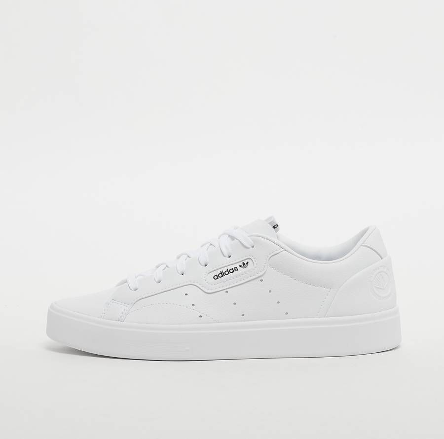 adidas sleek vegan white