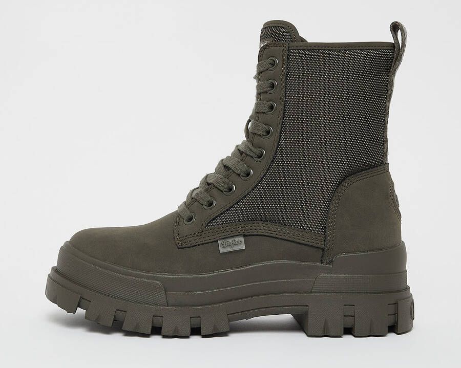 Buffalo Aspha Com2 Laceup Mid Boots Schoenen khaki maat: 36 beschikbare maaten:36 37 38 40 41