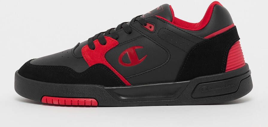 Champion Z80 Low Sneakers Schoenen nubuk black dusty red maat: 41 beschikbare maaten:41 42.5 43 44.5 45 46