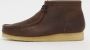 Clarks Originals Wallabee Boot Bijenwas Leer Brown Heren - Thumbnail 4