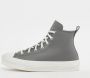 Converse Chuck Taylor All Star Eva Lift Leather sharkskin warm quarry in grijs formaten: 37.5 - Thumbnail 2