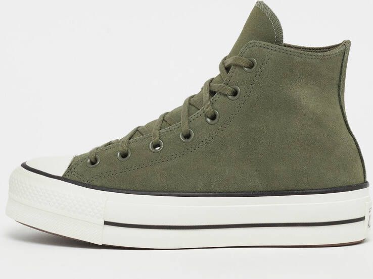 Converse Chuck Taylor All Star Lift Platform utility black egret Chuck Taylor in groen formaten: 36