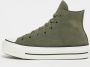 Converse Chuck Taylor All Star Lift Platform utility black egret Chuck Taylor in groen formaten: 37.5 - Thumbnail 3