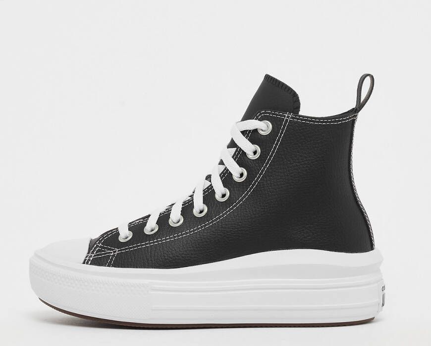 Converse Chuck Taylor All Star Move Platform Leather Chuck Taylor in zwart formaten: 38