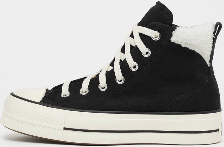 Converse Chuck Taylor All Star Puff Lift Cozy Platform black egret in zwart formaten: 36