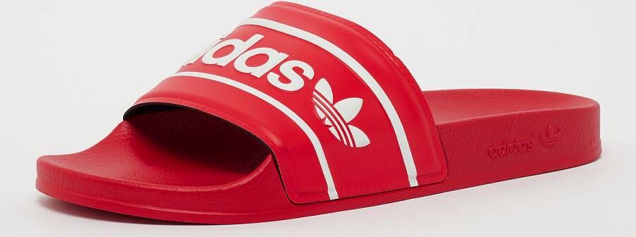 adidas Originals adilette Badslippers in Rood