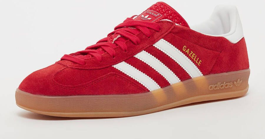 adidas Originals Gazelle Indoor in rood formaten: 42