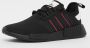 Adidas Originals Nmd_R1 Zwarte Sneakers met Rode Accenten Black Heren - Thumbnail 5