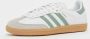 Adidas Originals Samba OG Junior Cloud White Silver Green Gum Cloud White Silver Green Gum - Thumbnail 12