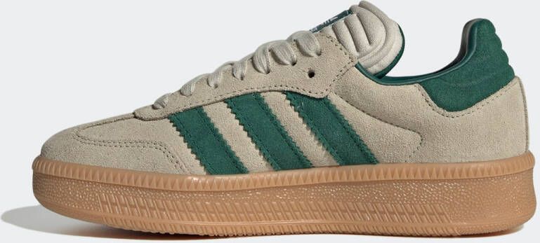 adidas Originals Samba XLG J putty grey collegiate green gum3 in beige formaten: 37.333