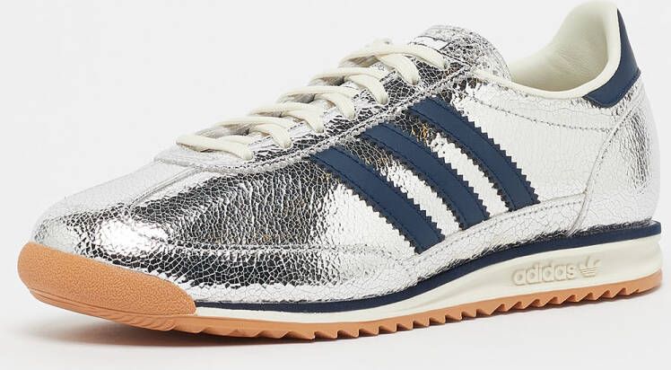 adidas Originals SL 72 OG W silver met. collegiate navy off white Lifestyle in zilver formaten: 36.666