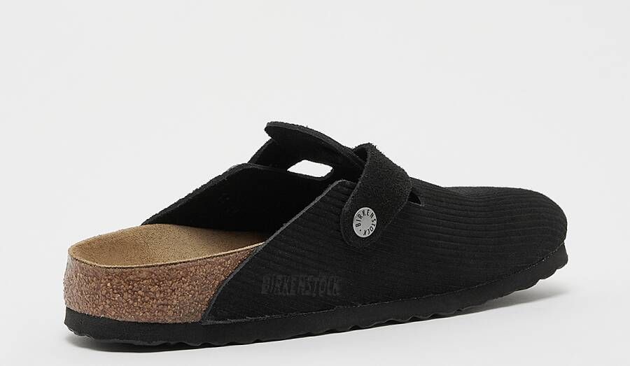 Birkenstock Boston VL Corduroy in Zwart