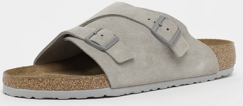 Birkenstock Zürich Slides & Sandalen in grijs formaten: 42