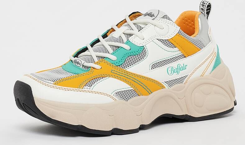 Buffalo Cld Run Rt Trendy Sneakers Dames silver orange green maat: 36 beschikbare maaten:36 37 38 39 40 41