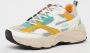 Buffalo Cld Run Rt Trendy Sneakers Dames silver orange green maat: 38 beschikbare maaten:36 37 38 39 40 41 - Thumbnail 15