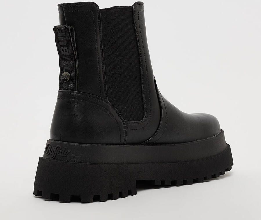 Buffalo Pluto Chelsea Boots in zwart formaten: 37