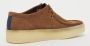 Clarks Tan Nubuck Lifestyle Schoen Brown Heren - Thumbnail 7