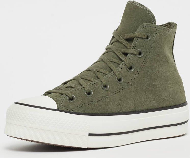 Converse Chuck Taylor All Star Lift Platform utility black egret Chuck Taylor in groen formaten: 36