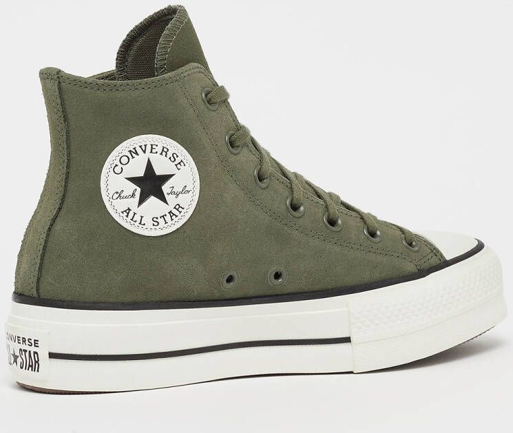 Converse Chuck Taylor All Star Lift Platform utility black egret Chuck Taylor in groen formaten: 36