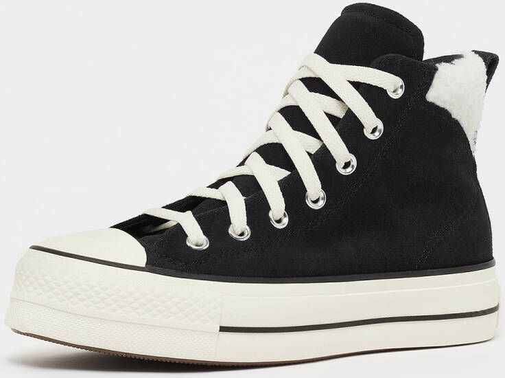 Converse Chuck Taylor All Star Puff Lift Cozy Platform black egret in zwart formaten: 36