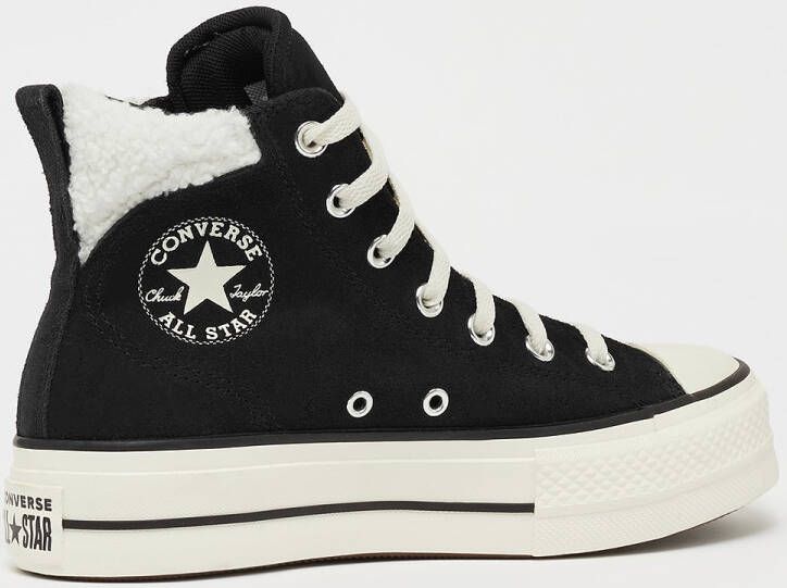 Converse Chuck Taylor All Star Puff Lift Cozy Platform black egret in zwart formaten: 36