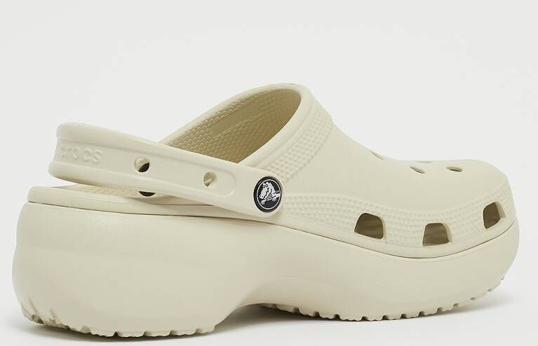 Crocs Classic Platform Sandalen & Slides Schoenen bone maat: 36 37 beschikbare maaten:36 37 38 39 40 41 42