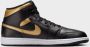 Jordan Air 1 Mid Air 1 in zwart formaten: 45.5 - Thumbnail 3