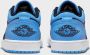 Jordan Air 1 Low Basketball Schoenen black black university blue white maat: 42.5 beschikbare maaten:42.5 43 44.5 45 46 - Thumbnail 4