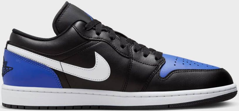 Jordan Air 1 Low black white game royal in zwart formaten: 45