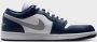 Jordan Air 1 Low White Midnight Navy Wolf Grey- Heren White Midnight Navy Wolf Grey - Thumbnail 7