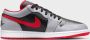 Jordan Air 1 Low Black Cement Grey White Fire Red- Heren Black Cement Grey White Fire Red - Thumbnail 4