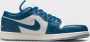 Jordan Air 1 Low White Blue Grey Sail Industrial Blue- Heren White Blue Grey Sail Industrial Blue - Thumbnail 6