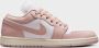 Jordan Air 1 Low Dames White Sail Pink Oxford- Dames White Sail Pink Oxford - Thumbnail 3