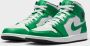 Jordan Air 1 Mid Basketball Schoenen lucky green black white maat: 44.5 beschikbare maaten:44.5 45 - Thumbnail 5