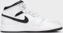 Jordan Air 1 Mid (gs) 1 Schoenen white black-white-black maat: 38.5 beschikbare maaten:36 37.5 38.5 40 - Thumbnail 2