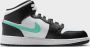 Jordan Kinderschoenen Air 1 Mid White Black Green Glow White Black Green Glow - Thumbnail 7