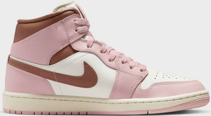 Jordan WMNS Air 1 Mid Air 1 in lichtroze formaten: 38.5