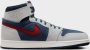 Jordan Air 1 High Zoom CMFT 2 Midnight Navy Neutral Grey Summit White Varsity Red- Heren Midnight Navy Neutral Grey Summit White Varsity Red - Thumbnail 3