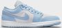 Jordan Football Grey Aluminum Sneakers Blue Dames - Thumbnail 12