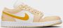 Jordan Air 1 Low Dames Sail Pale Vanilla White Yellow Ochre- Dames Sail Pale Vanilla White Yellow Ochre - Thumbnail 3