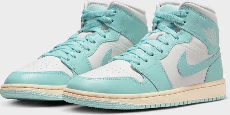 Jordan WMNS Air 1 Mid in Turkoois