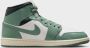 Jordan Air 1 Mid Sail Anthracite Jade Smoke- Sail Anthracite Jade Smoke - Thumbnail 4