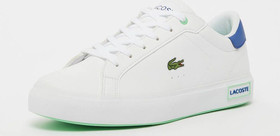 Lacoste Powercourt 124 1 SUJ (GS) in wit formaten: 39